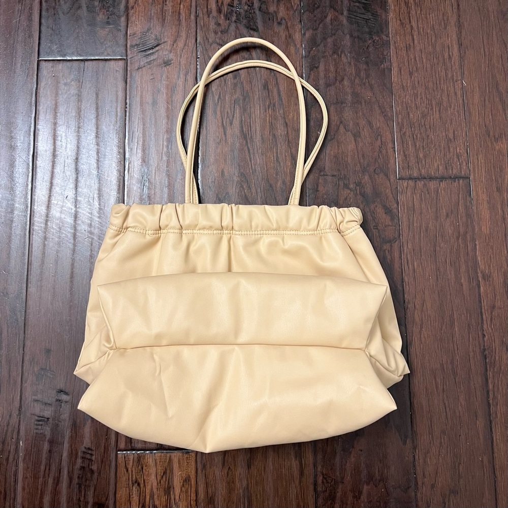 ZARA DRAWSTRING CLOSURE TOTE BAG - Picture 3 of 11